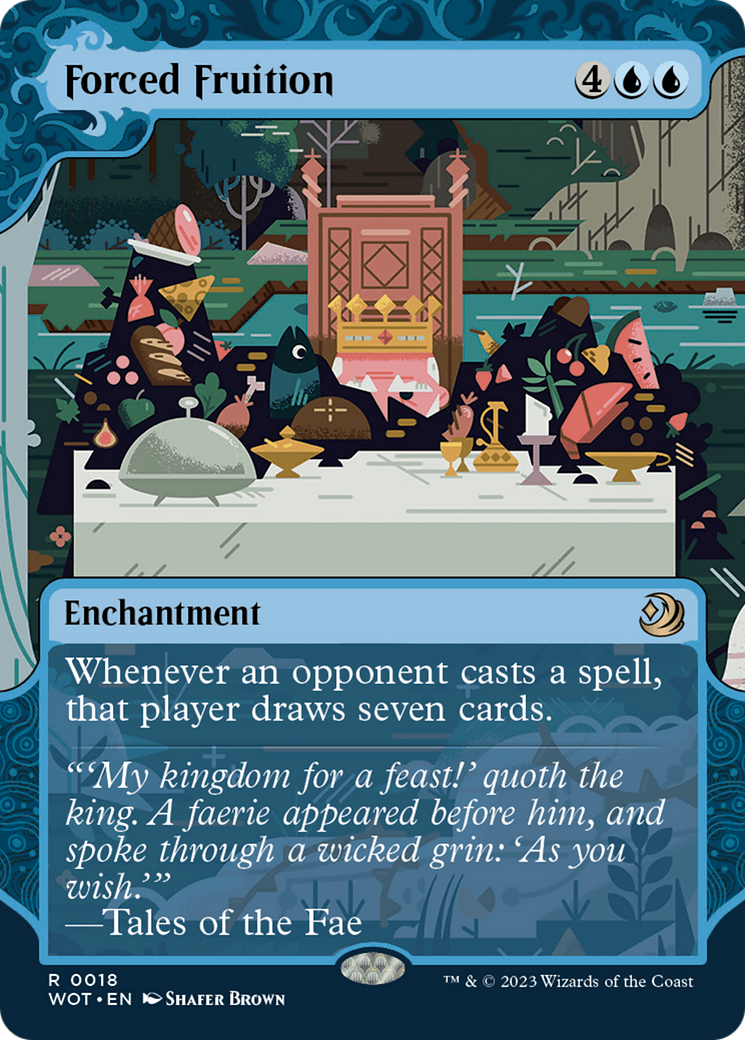Forced Fruition [Wilds of Eldraine: Enchanting Tales] | Black Swamp Games