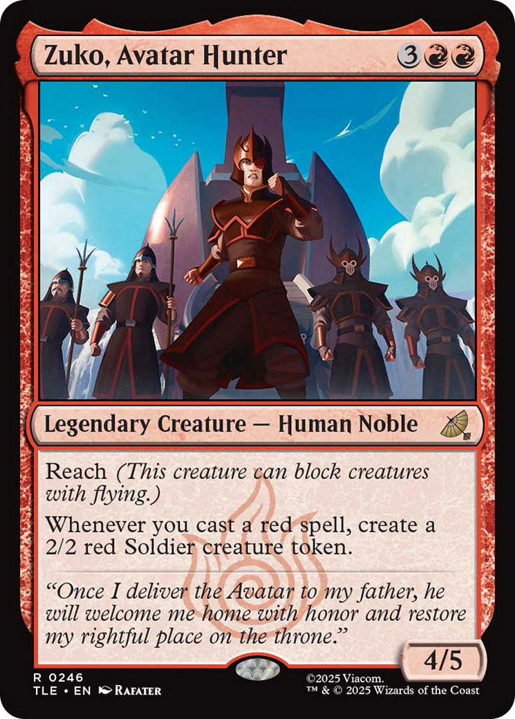 Zuko Tutorial Theme Card [Avatar: The Last Airbender: Eternal-Legal] | Black Swamp Games