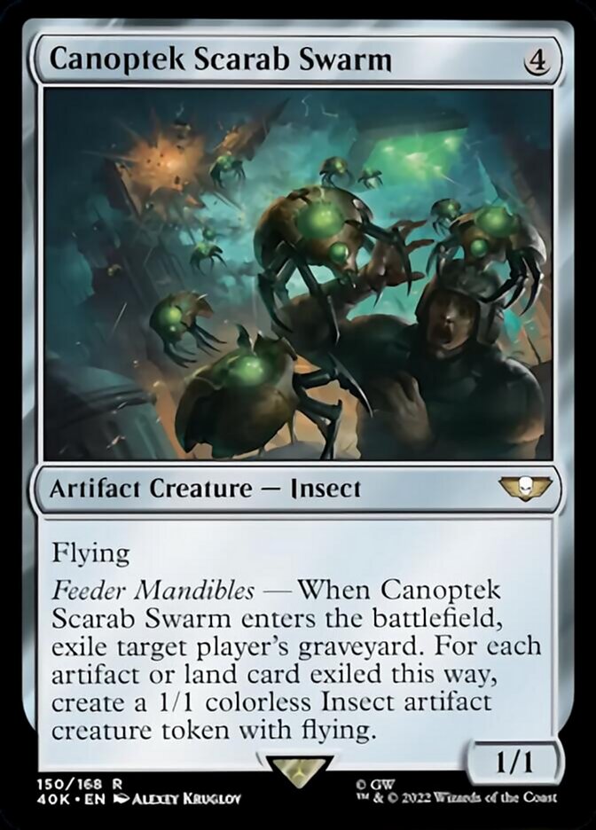 Canoptek Scarab Swarm (Surge Foil) [Warhammer 40,000] | Black Swamp Games