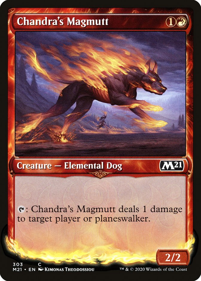 Chandra's Magmutt (Showcase) [Core Set 2021] | Black Swamp Games