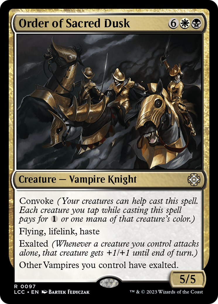 Order of Sacred Dusk [The Lost Caverns of Ixalan Commander] | Black Swamp Games