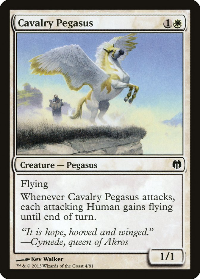 Cavalry Pegasus [Duel Decks: Heroes vs. Monsters] | Black Swamp Games