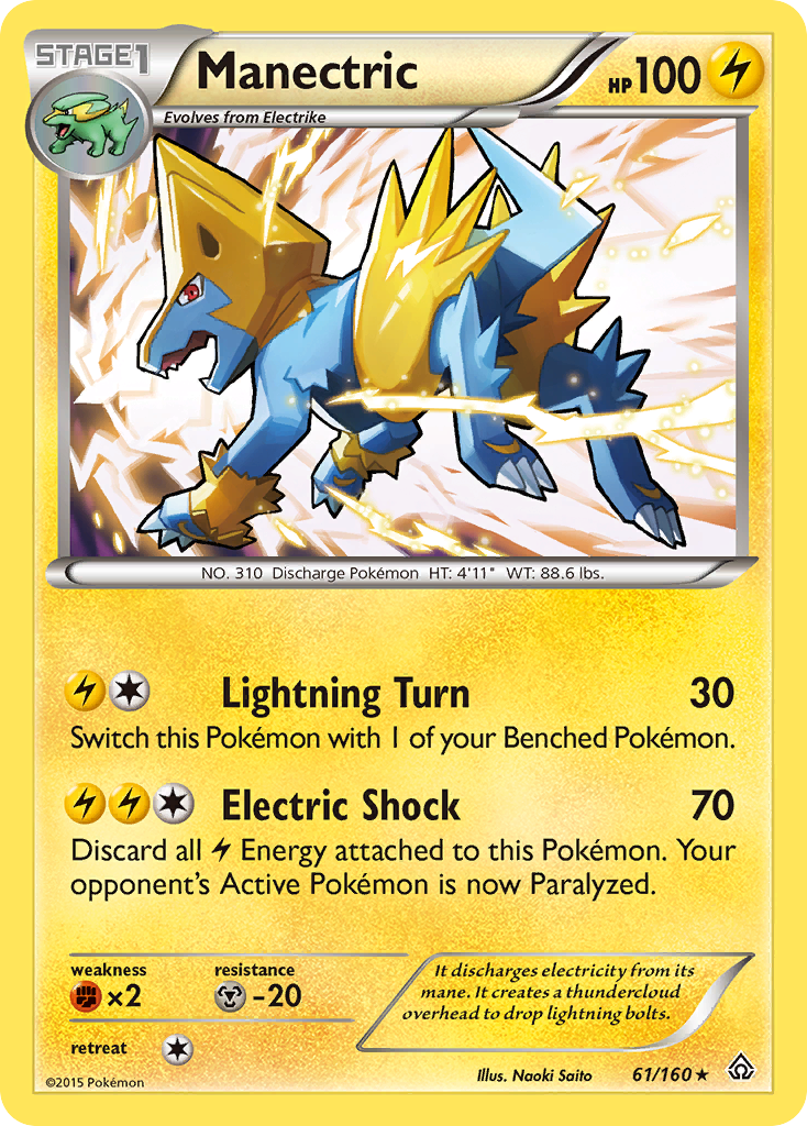 Manectric (61/160) [XY: Primal Clash] | Black Swamp Games