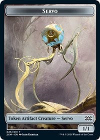 Servo // Thopter (008) Double-Sided Token [Double Masters Tokens] | Black Swamp Games