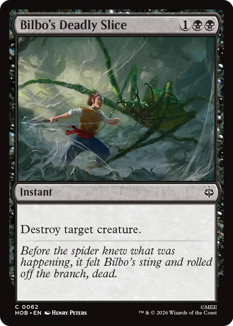 Bilbo's Deadly Slice [The Hobbit] | Black Swamp Games