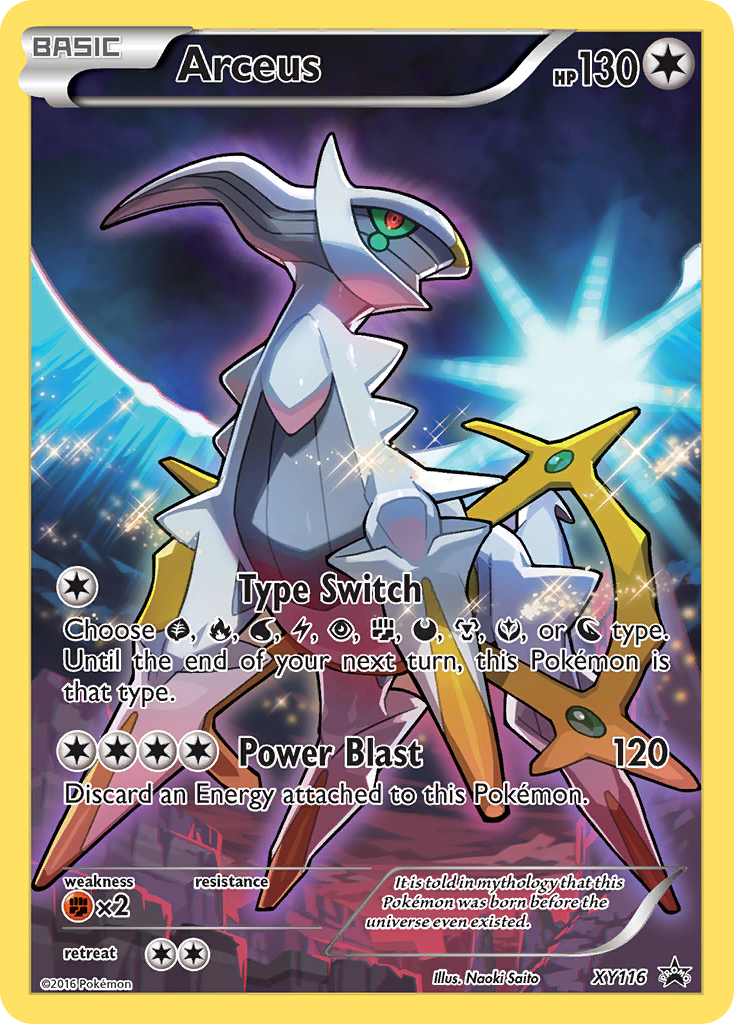 Arceus (XY116) [XY: Black Star Promos] | Black Swamp Games