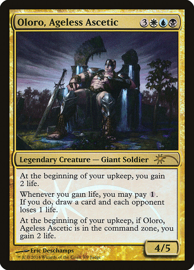 Oloro, Ageless Ascetic [Judge Gift Cards 2014] | Black Swamp Games