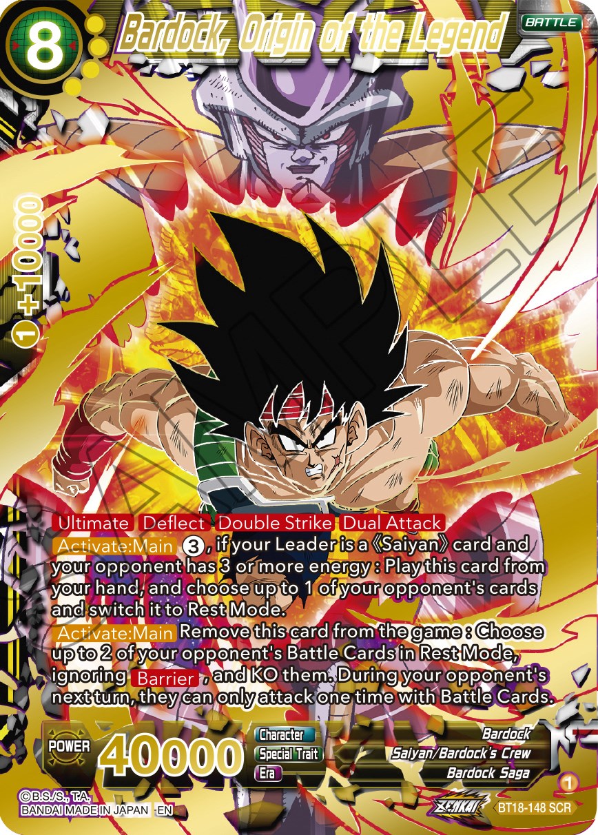 Bardock, Origin of the Legend (BT18-148) [Dawn of the Z-Legends] | Black Swamp Games