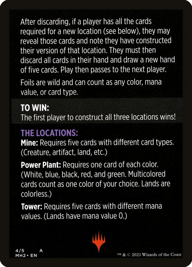 Urza's Blueprints (Magic Minigame) [Modern Horizons 2 Minigame] | Black Swamp Games
