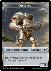 Thopter // Construct (41) Double-Sided Token [Commander Masters Tokens] | Black Swamp Games
