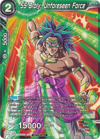 SS Broly, Unforeseen Force (Top 16 Winner) (P-125) [Tournament Promotion Cards] | Black Swamp Games