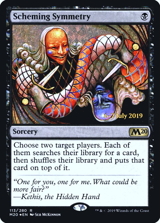 Scheming Symmetry [Core Set 2020 Prerelease Promos] | Black Swamp Games