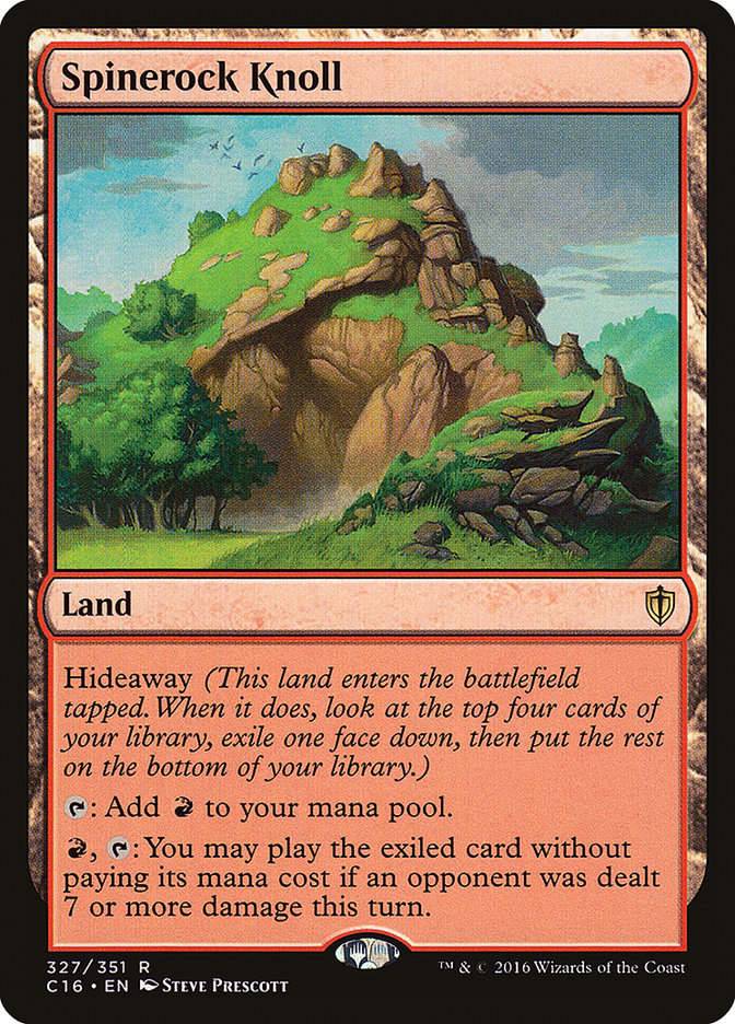 Spinerock Knoll [Commander 2016] | Black Swamp Games