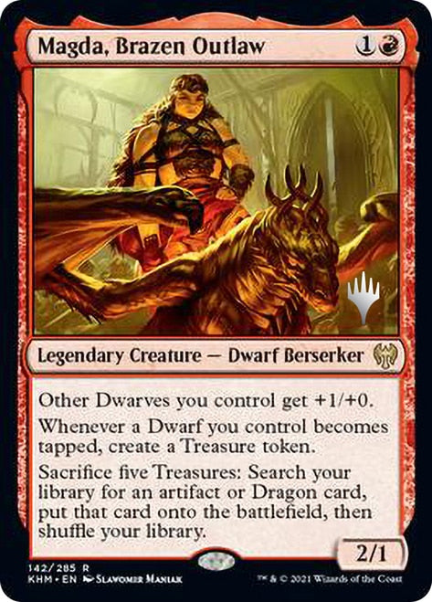 Magda, Brazen Outlaw (Promo Pack) [Kaldheim Promos] | Black Swamp Games