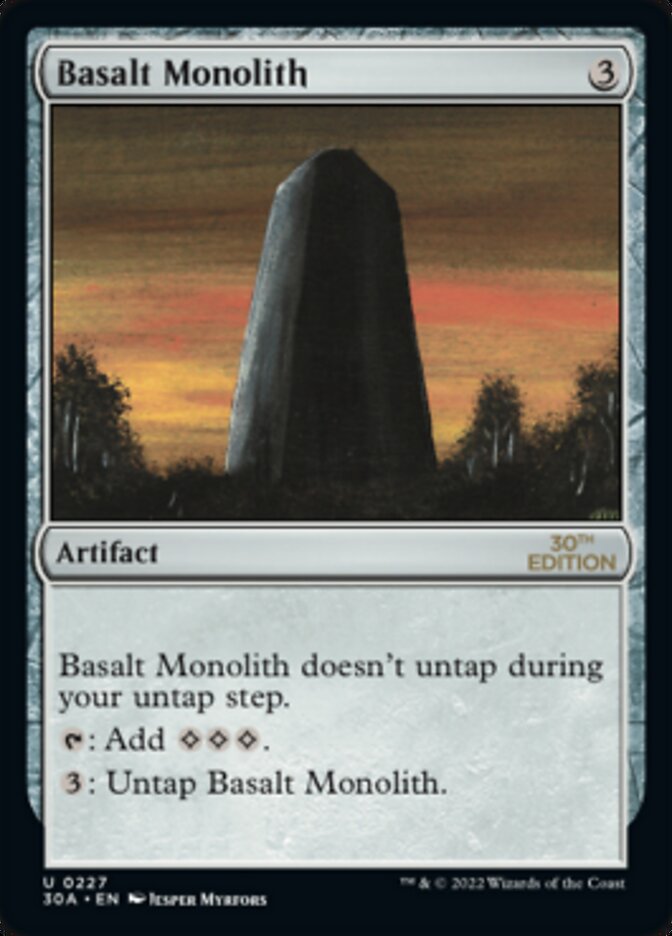 Basalt Monolith [30th Anniversary Edition] | Black Swamp Games