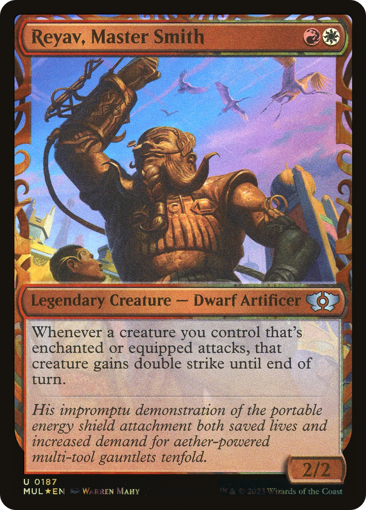 Reyav, Master Smith (Halo Foil) [Multiverse Legends] | Black Swamp Games