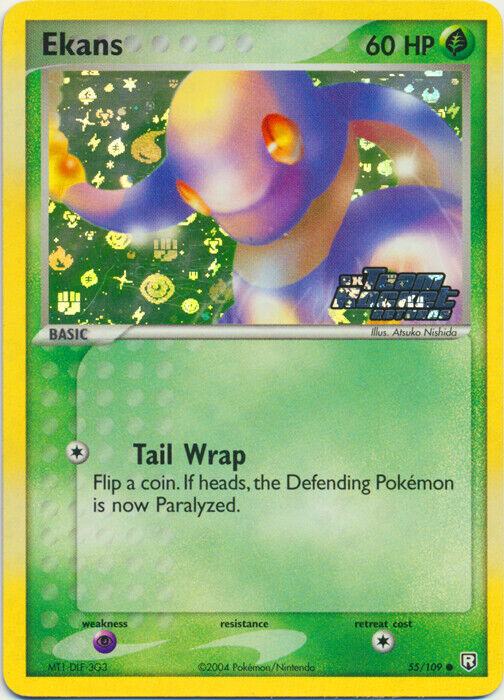 Ekans (55/109) (Stamped) [EX: Team Rocket Returns] | Black Swamp Games