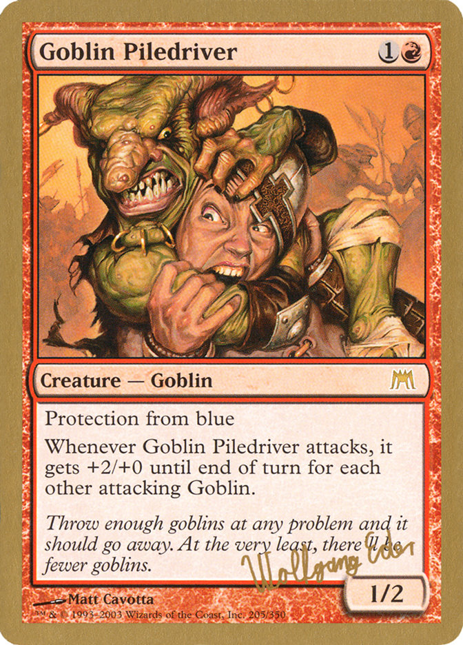 Goblin Piledriver (Wolfgang Eder) [World Championship Decks 2003] | Black Swamp Games