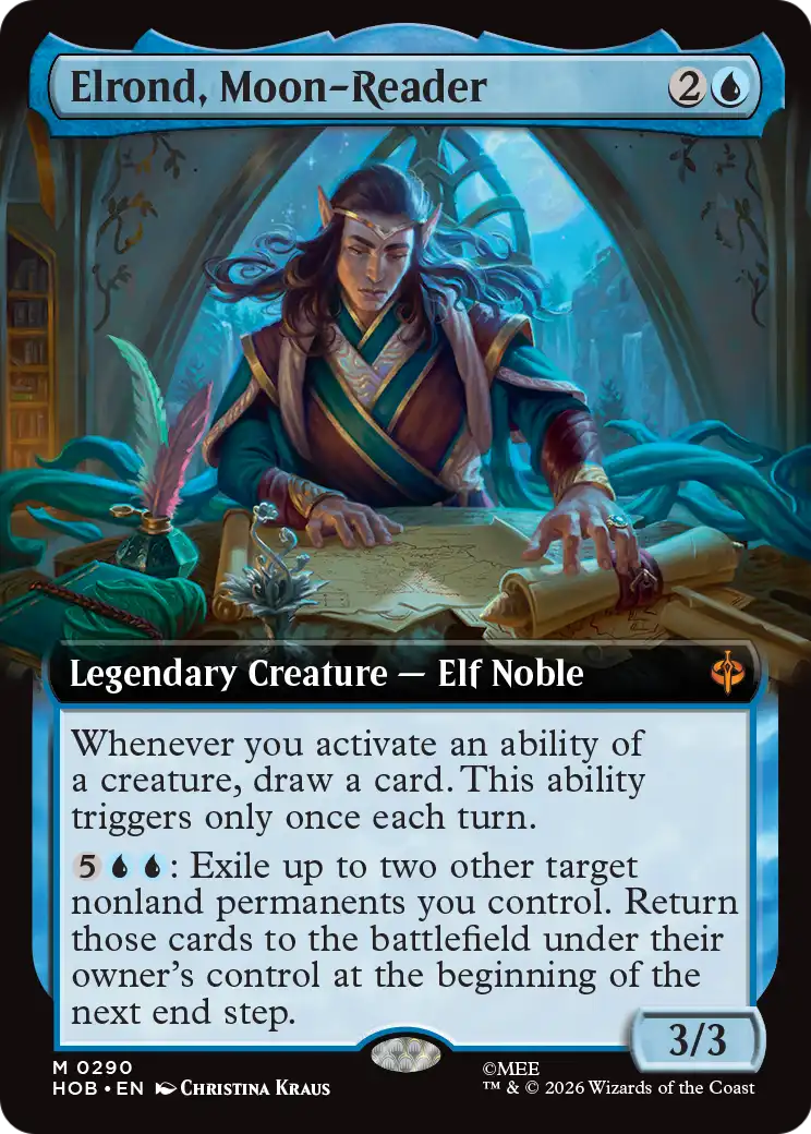 Elrond, Moon-Reader (Extended Art) [The Hobbit] | Black Swamp Games