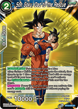 Son Goku, Dad to the Rescue (Uncommon) (BT13-035) [Supreme Rivalry] | Black Swamp Games