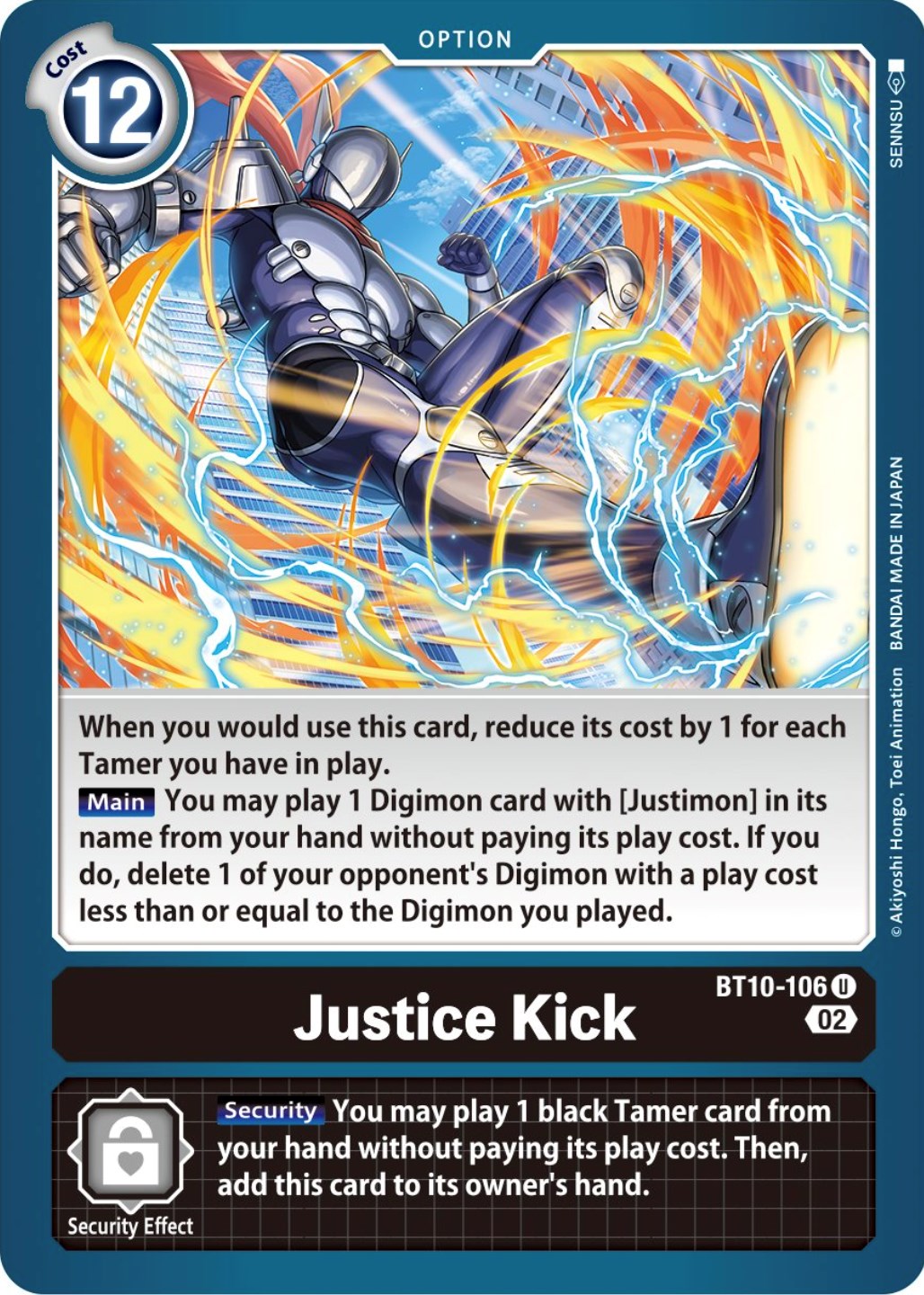 Justice Kick [BT10-106] [Xros Encounter] | Black Swamp Games