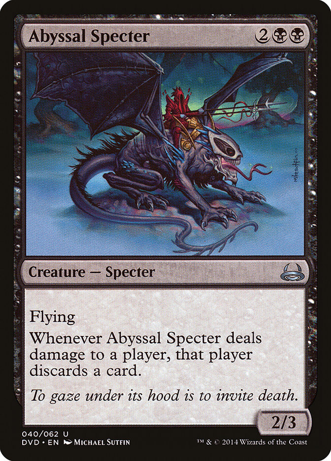 Abyssal Specter (Divine vs. Demonic) [Duel Decks Anthology] | Black Swamp Games