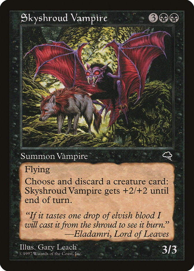 Skyshroud Vampire [Tempest] | Black Swamp Games
