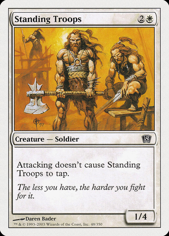 Standing Troops [Eighth Edition] | Black Swamp Games