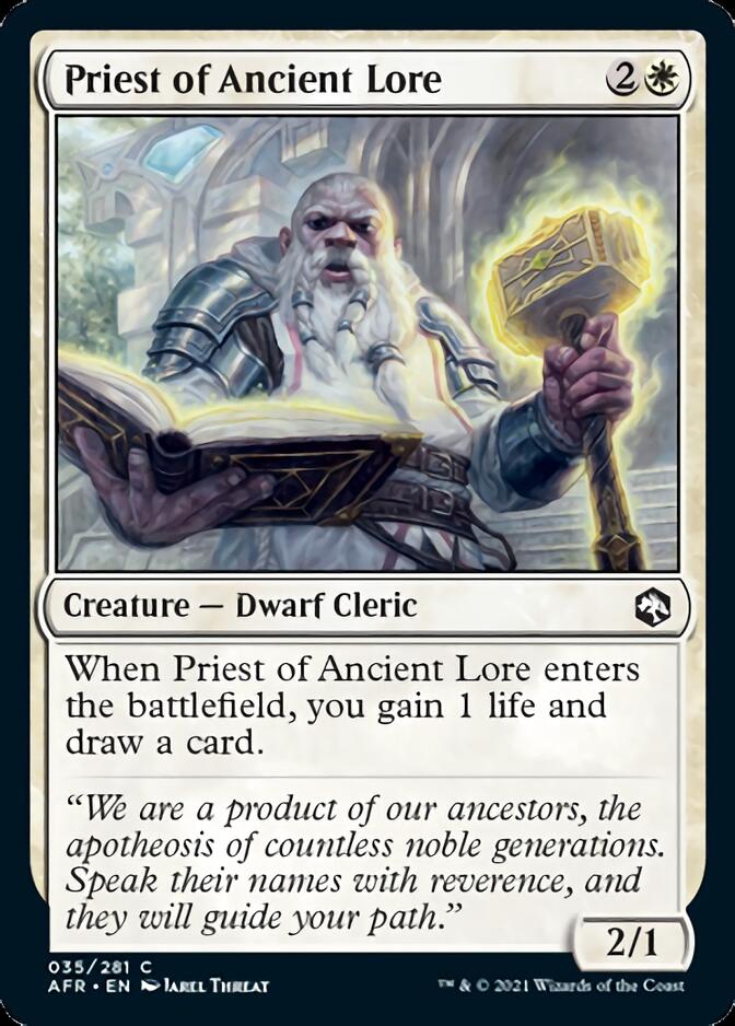 Priest of Ancient Lore [Dungeons & Dragons: Adventures in the Forgotten Realms] | Black Swamp Games