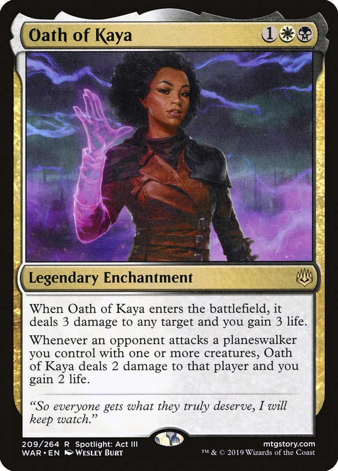 Oath of Kaya [War of the Spark] | Black Swamp Games