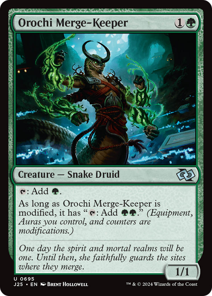 Orochi Merge-Keeper [Foundations Jumpstart] | Black Swamp Games