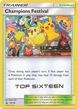 Champions Festival(SM148) (2018 Top Sixteen) [Sun & Moon: Black Star Promos] | Black Swamp Games