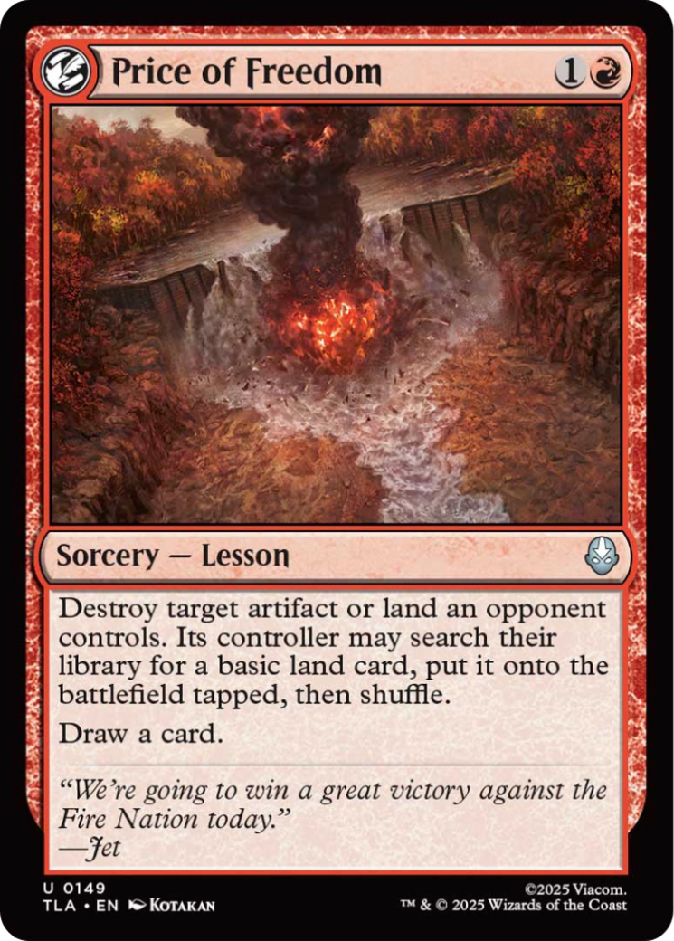 Price of Freedom [Avatar: The Last Airbender] | Black Swamp Games