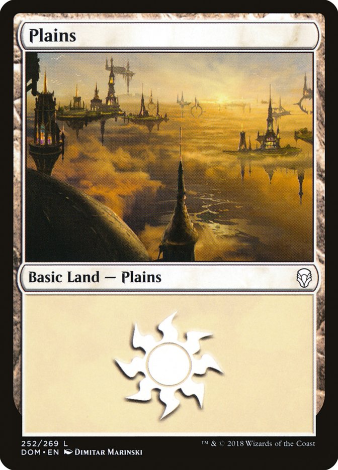 Plains (252) [Dominaria] | Black Swamp Games