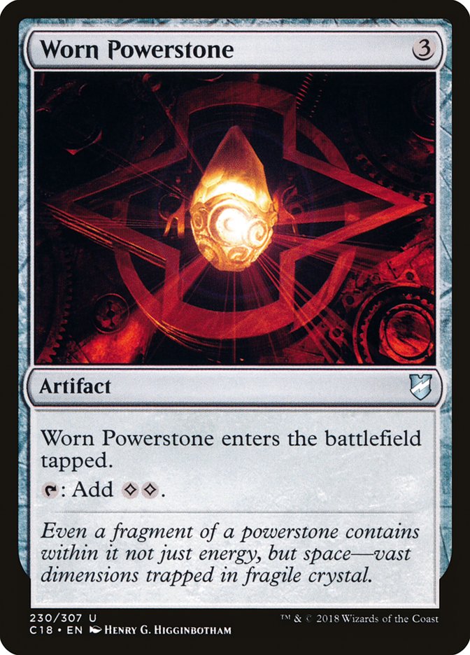 Worn Powerstone [Commander 2018] | Black Swamp Games