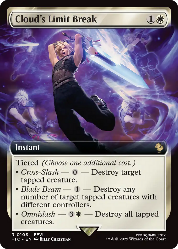 Cloud's Limit Break (Extended Art) [FINAL FANTASY Commander] | Black Swamp Games