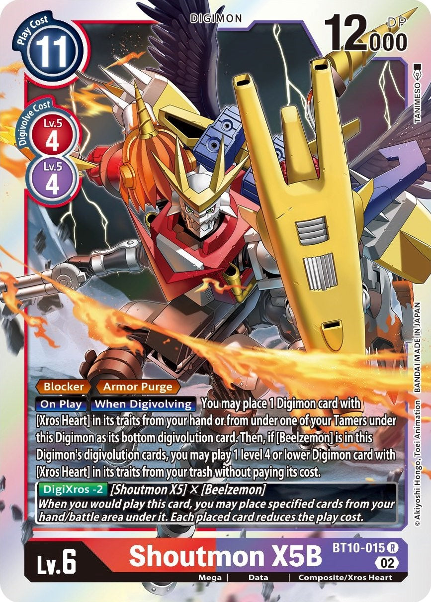 Shoutmon X5B [BT10-015] [Xros Encounter] | Black Swamp Games