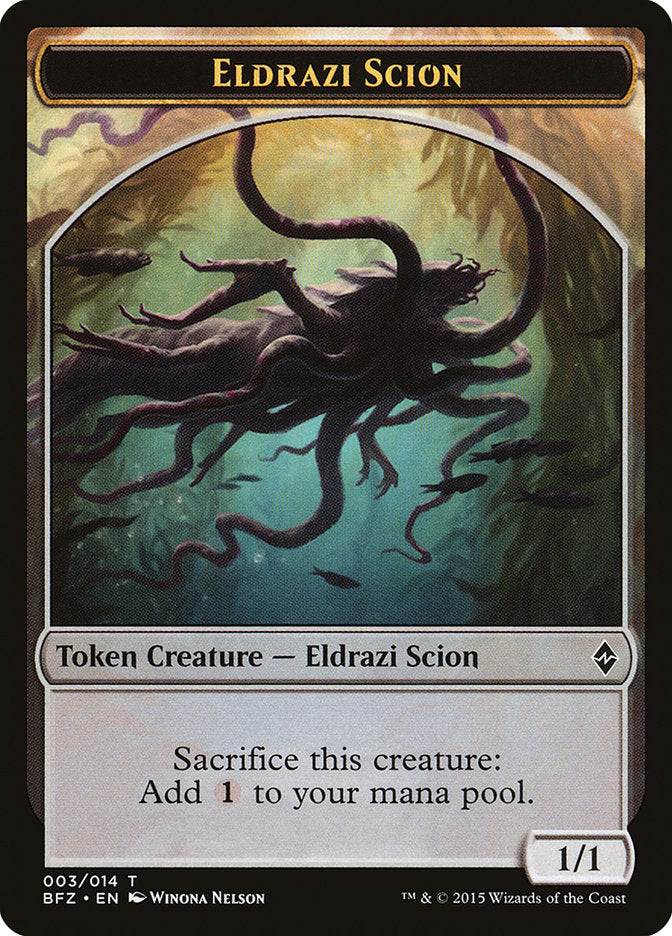 Eldrazi Scion Token (003/014) [Battle for Zendikar Tokens] | Black Swamp Games