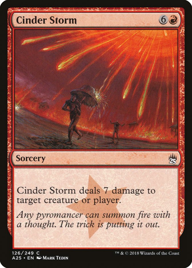 Cinder Storm [Masters 25] | Black Swamp Games