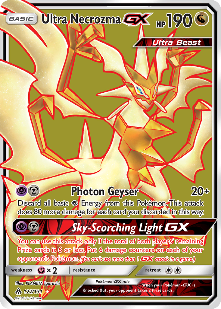 Ultra Necrozma GX (127/131) [Sun & Moon: Forbidden Light] | Black Swamp Games