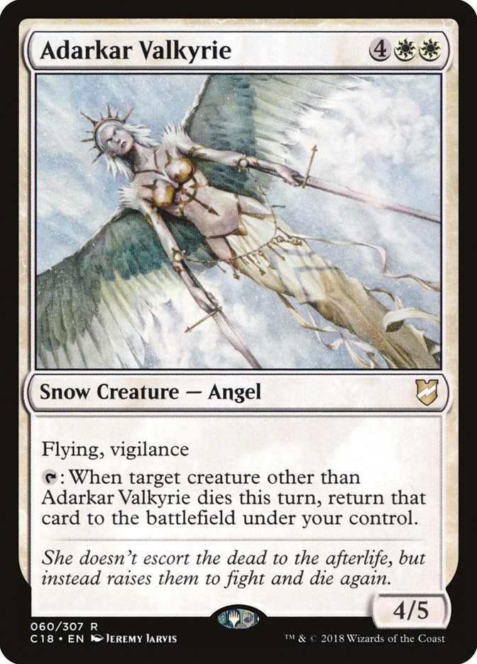 Adarkar Valkyrie [Commander 2018] | Black Swamp Games