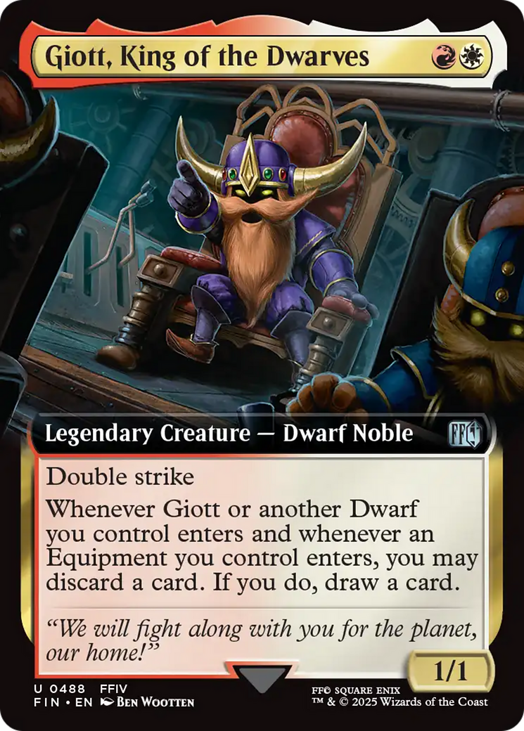 Giott, King of the Dwarves (Extended Art) [FINAL FANTASY] | Black Swamp Games