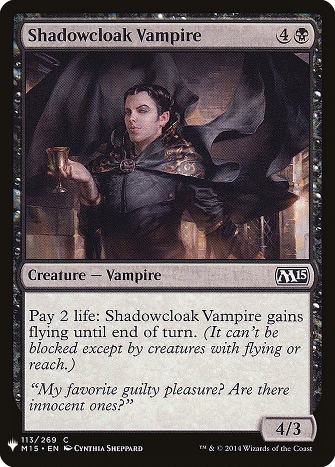 Shadowcloak Vampire [Mystery Booster] | Black Swamp Games