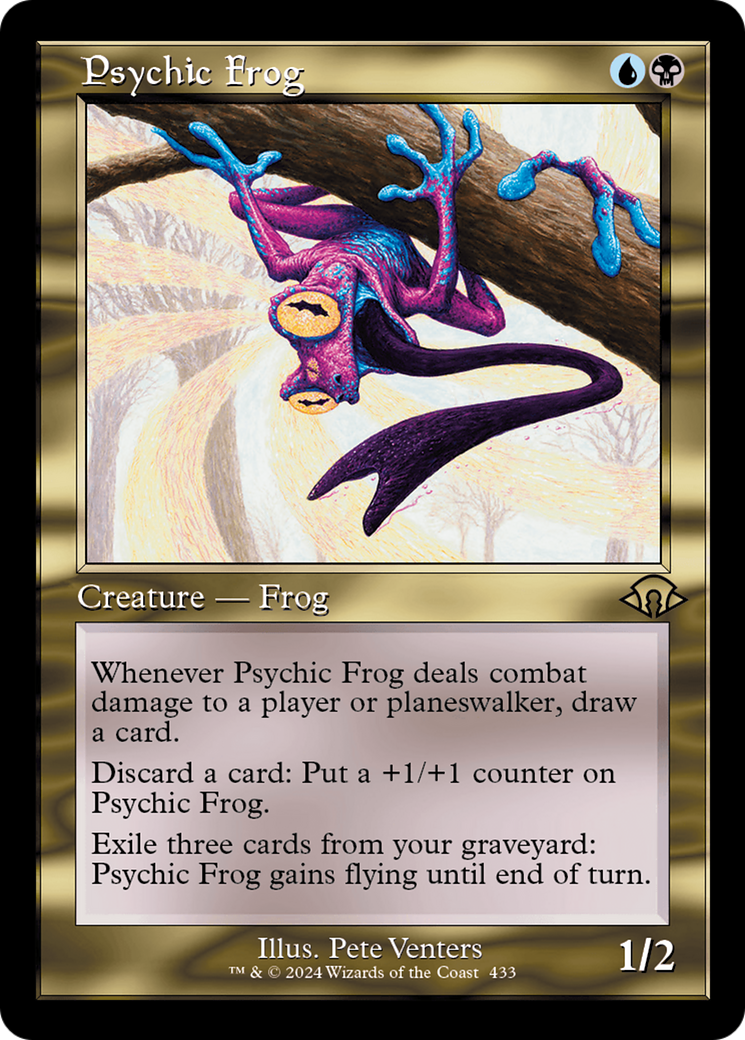 Psychic Frog (Retro) [Modern Horizons 3] | Black Swamp Games