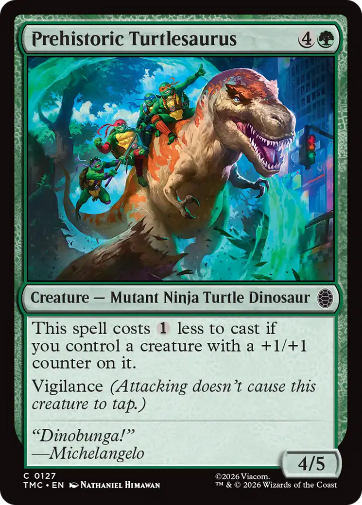 Prehistoric Turtlesaurus [Teenage Mutant Ninja Turtles Commander] | Black Swamp Games