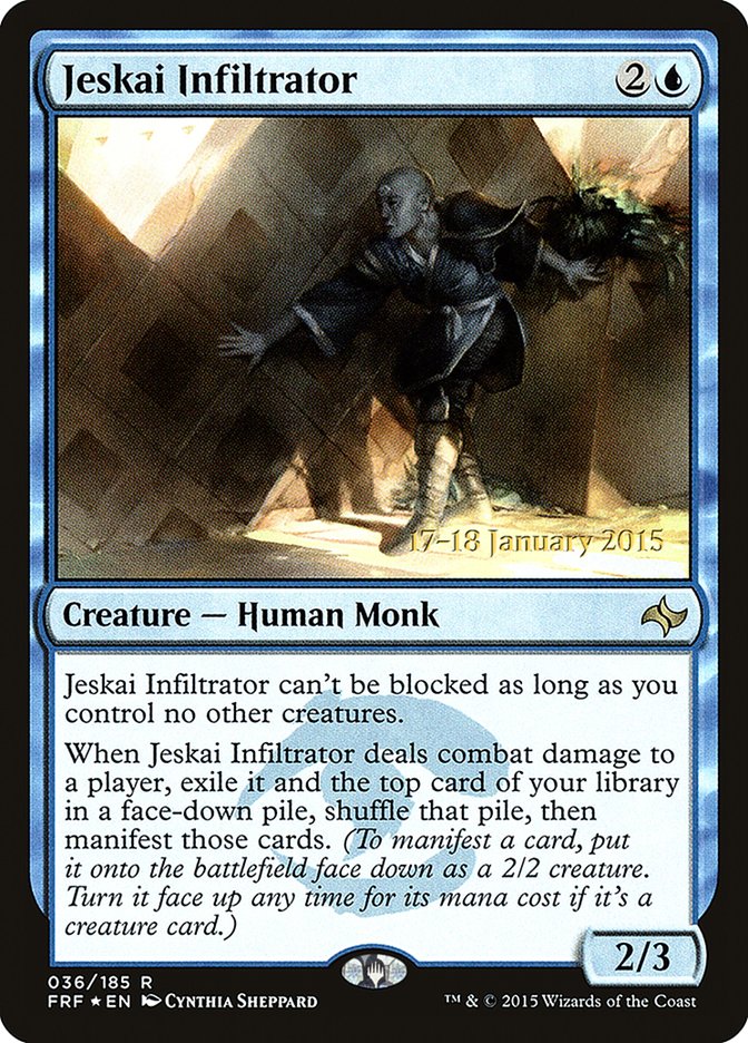 Jeskai Infiltrator [Fate Reforged Prerelease Promos] | Black Swamp Games
