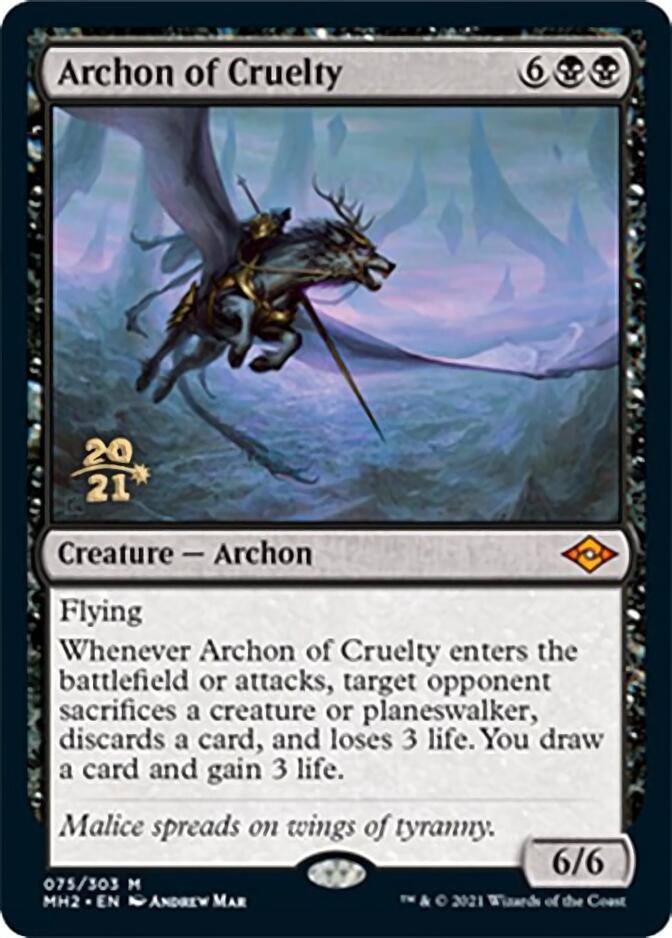 Archon of Cruelty [Modern Horizons 2 Prerelease Promos] | Black Swamp Games