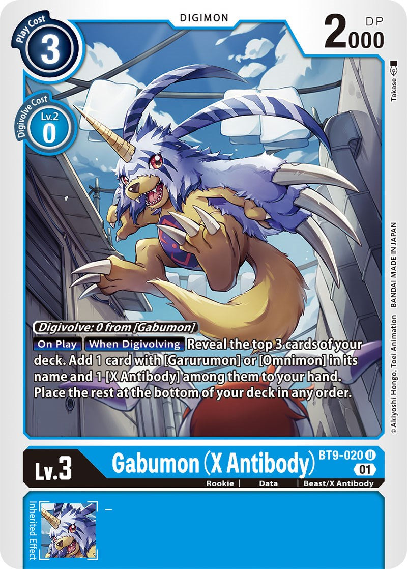 Gabumon (X Antibody) [BT9-020] [X Record] | Black Swamp Games