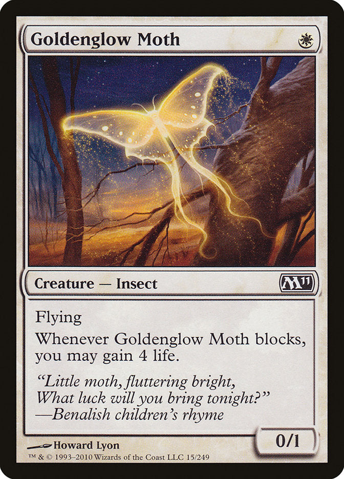 Goldenglow Moth [Magic 2011] | Black Swamp Games