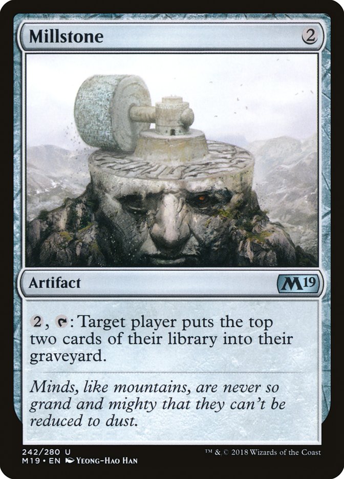 Millstone [Core Set 2019] | Black Swamp Games